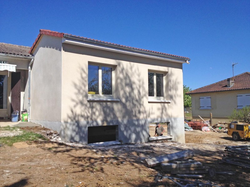 Extension d'une maison à Eyguières